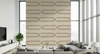 A serene retro arch pattern wall mural for your decor.

