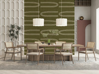 A contemplative modern design wallpaper mural for a feature wall.

