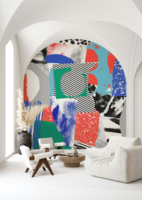 A classic abstract design wallpaper for walls.

