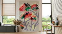 A serene tranquil flower wall mural for your decor.