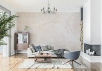 A beautiful ethereal pink wallpaper mural with soft tones.