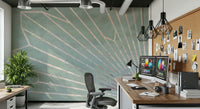 A serene abstract pattern wall mural for your decor.
