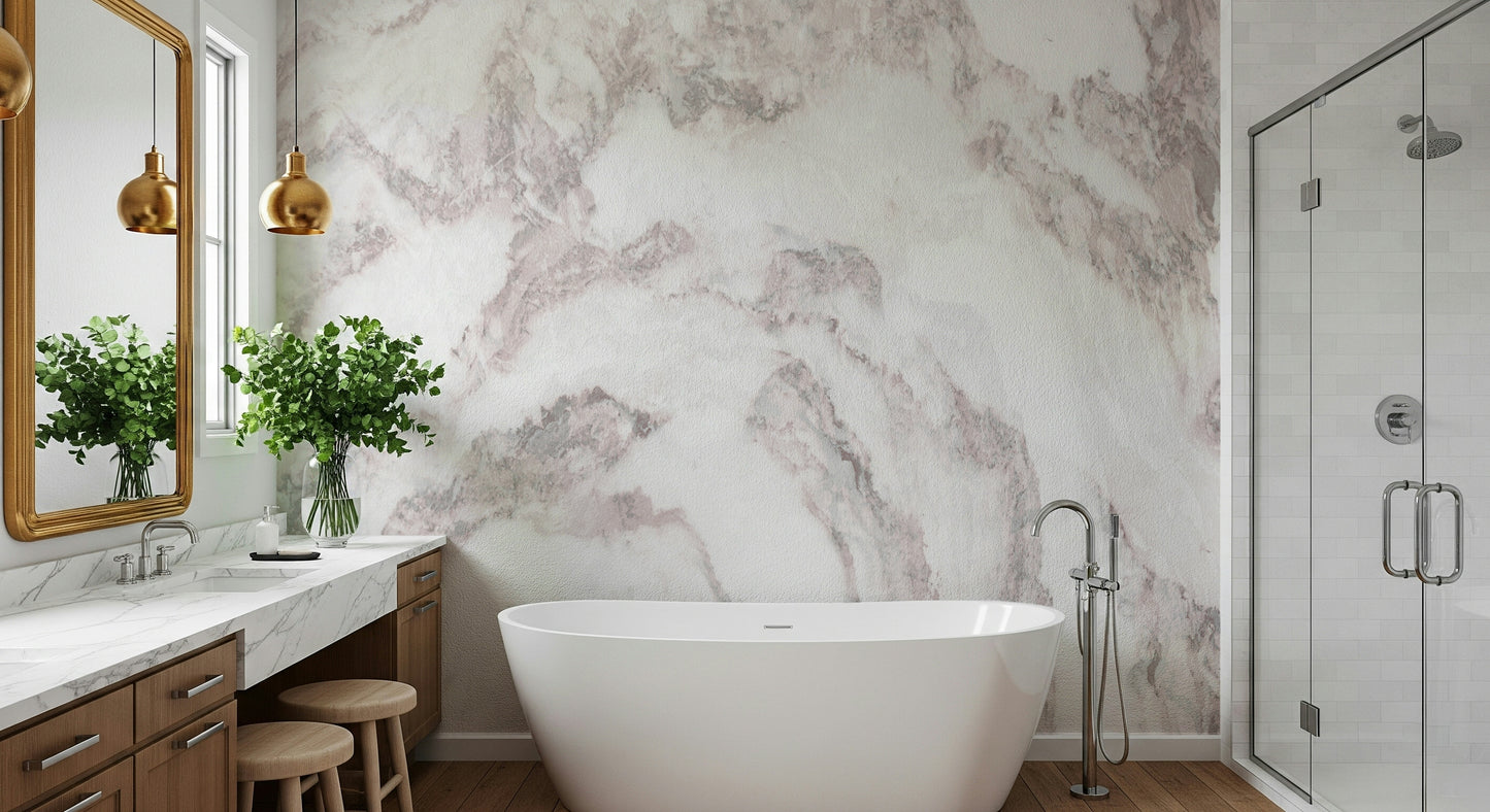 An artistic abstract stone mural on luxury wallpaper.