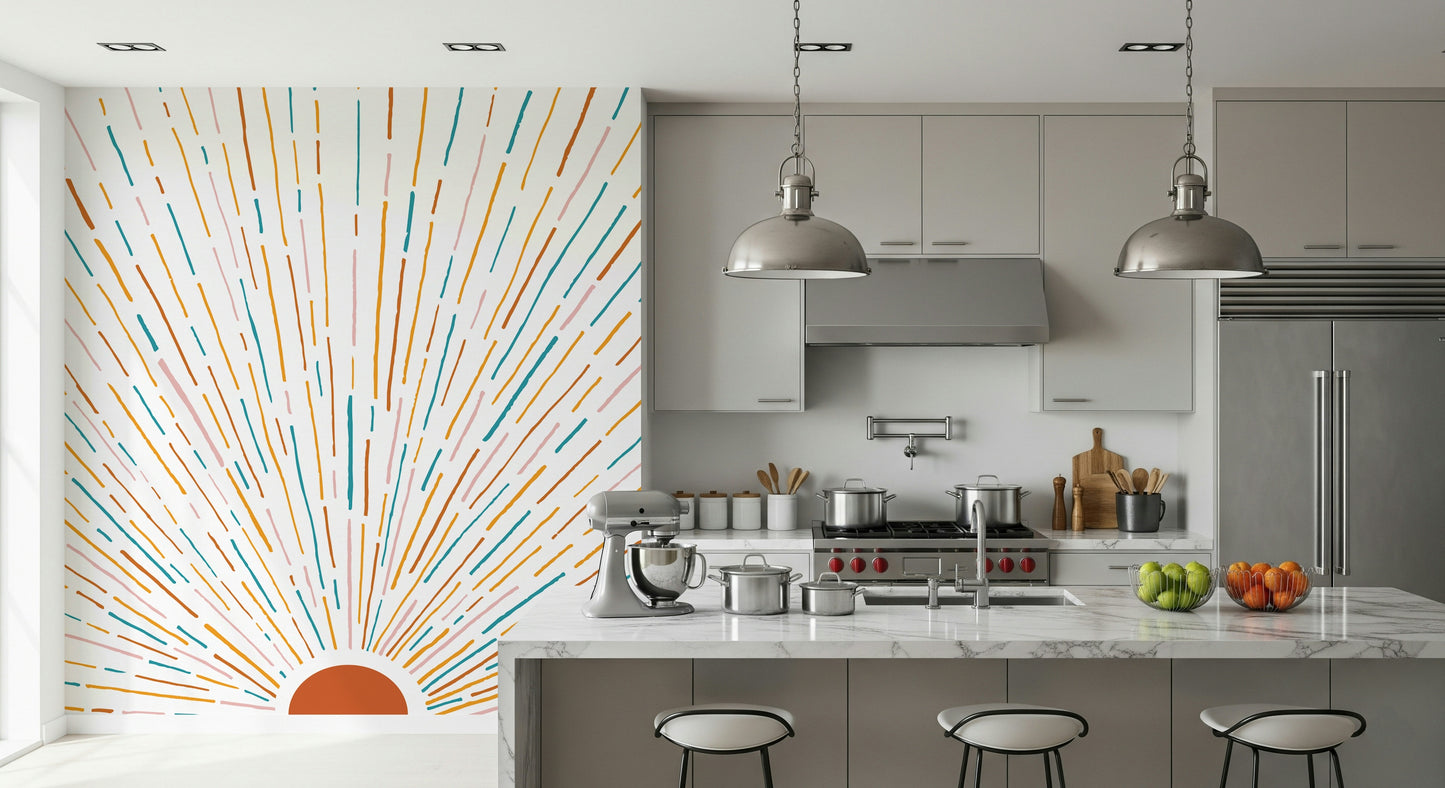 A classic abstract design wallpaper for walls.