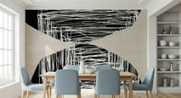 A classic abstract design wallpaper for walls.