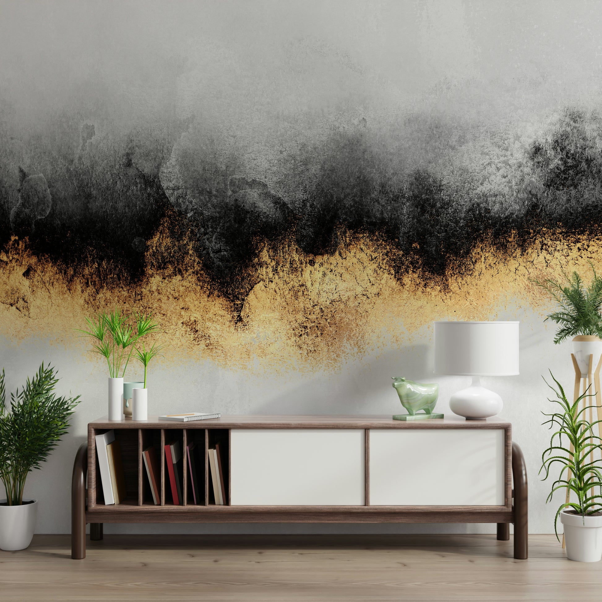 A classic abstract design wallpaper for walls.