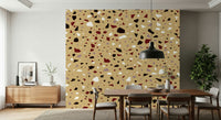A beautiful abstract speckled wallpaper mural with subtle pattern.