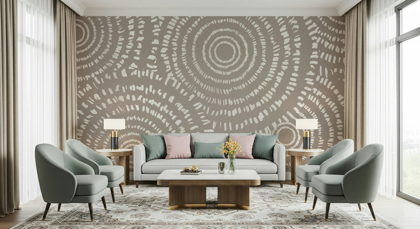 Concentric Echoes Wall Mural -2861688