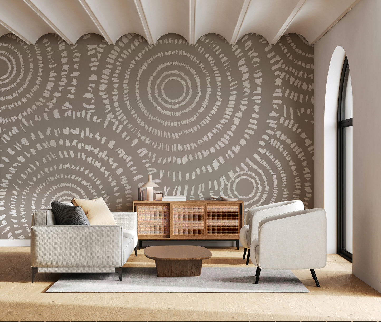 Concentric Echoes Wall Mural -2861688