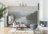 A tranquil subtle water wall mural for your decor.