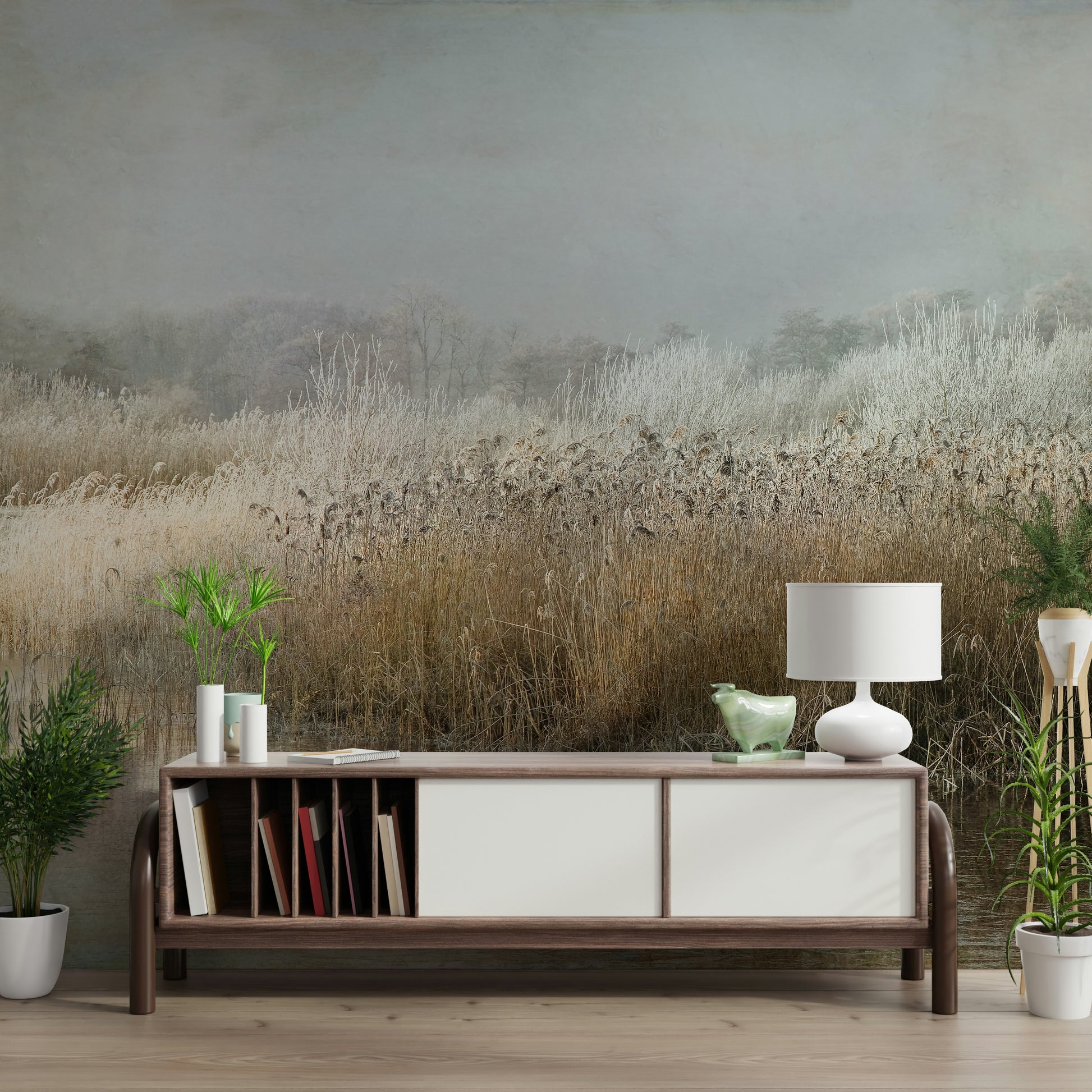 A classic natural theme wallpaper for walls.