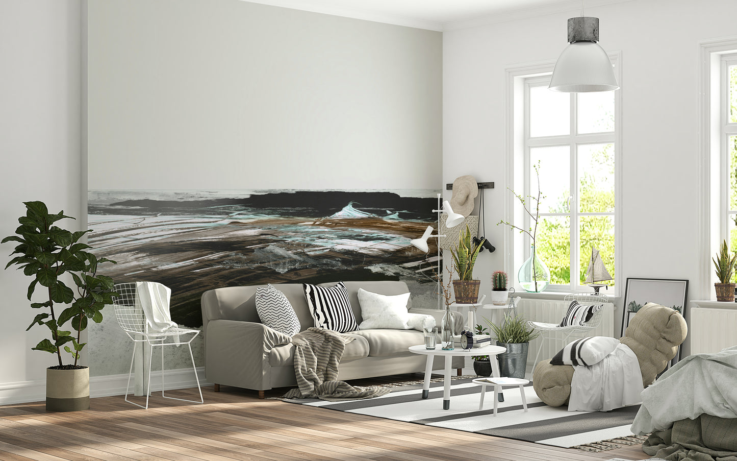 Brushstroke Shore Wall Mural -2861362