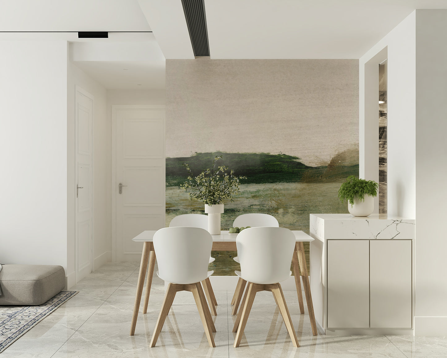 Brushstroke Horizon Wall Mural -2938603