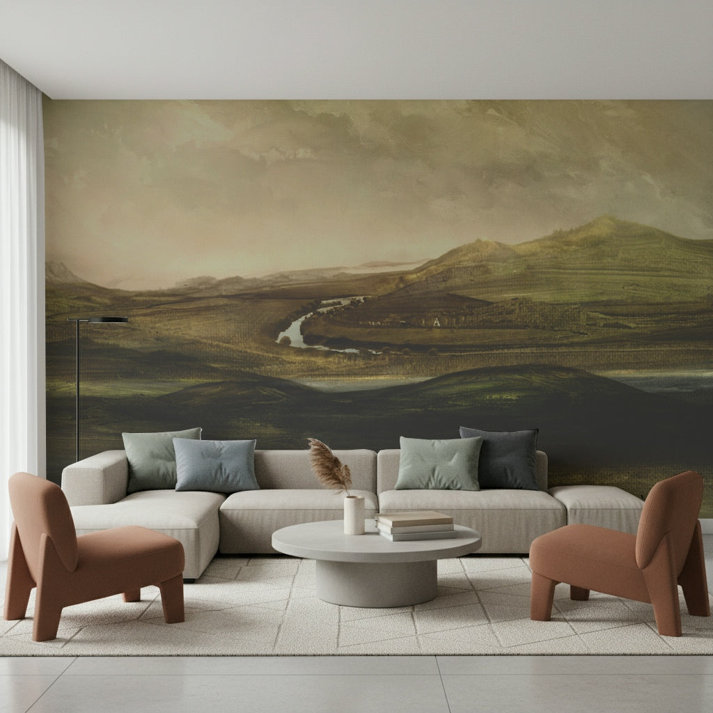 Painted Valley Vista Wall Mural -2925053