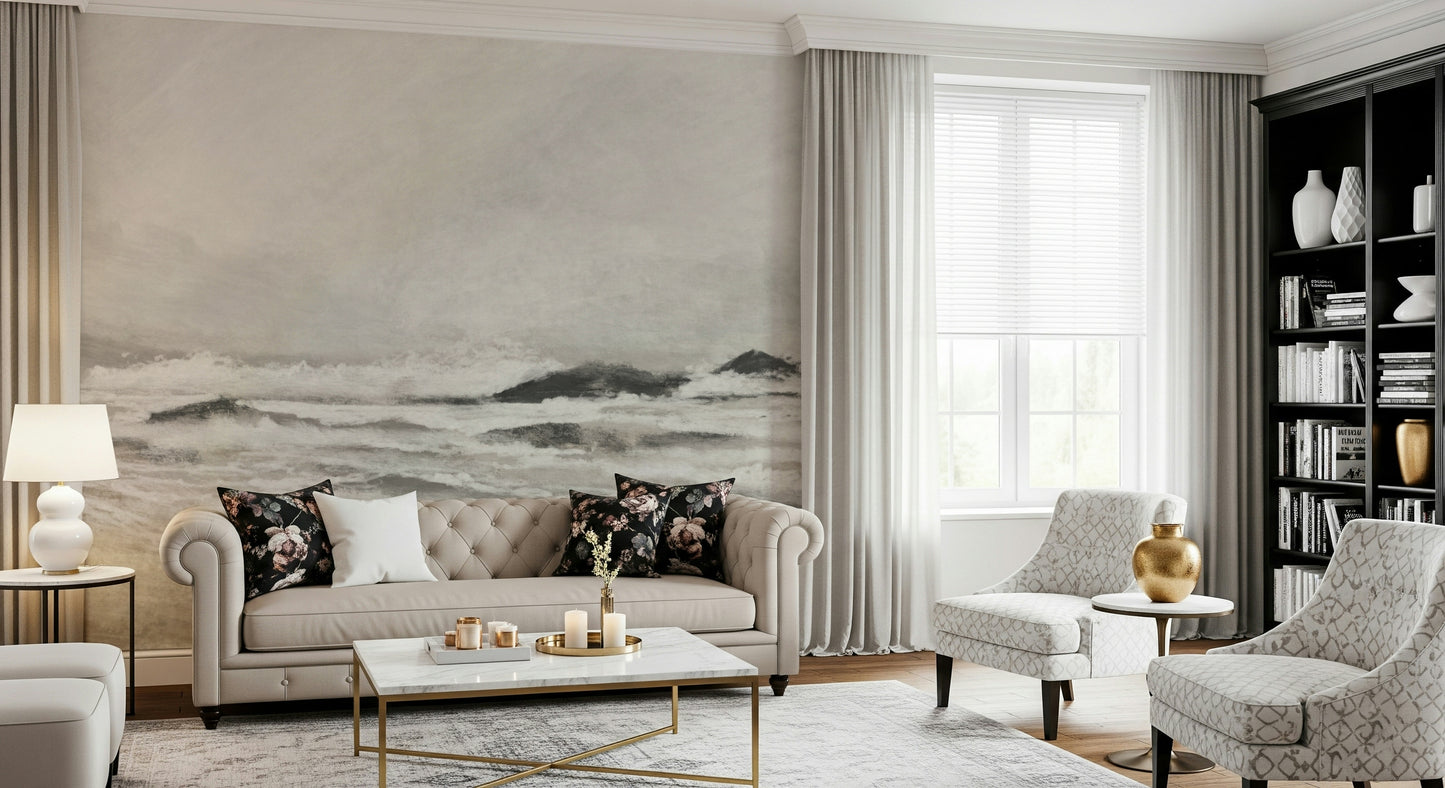 Misty Coast Wall Mural -2923035