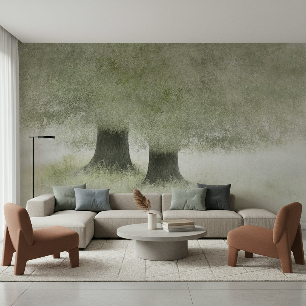 Verdant Veil Wall Mural -2111102