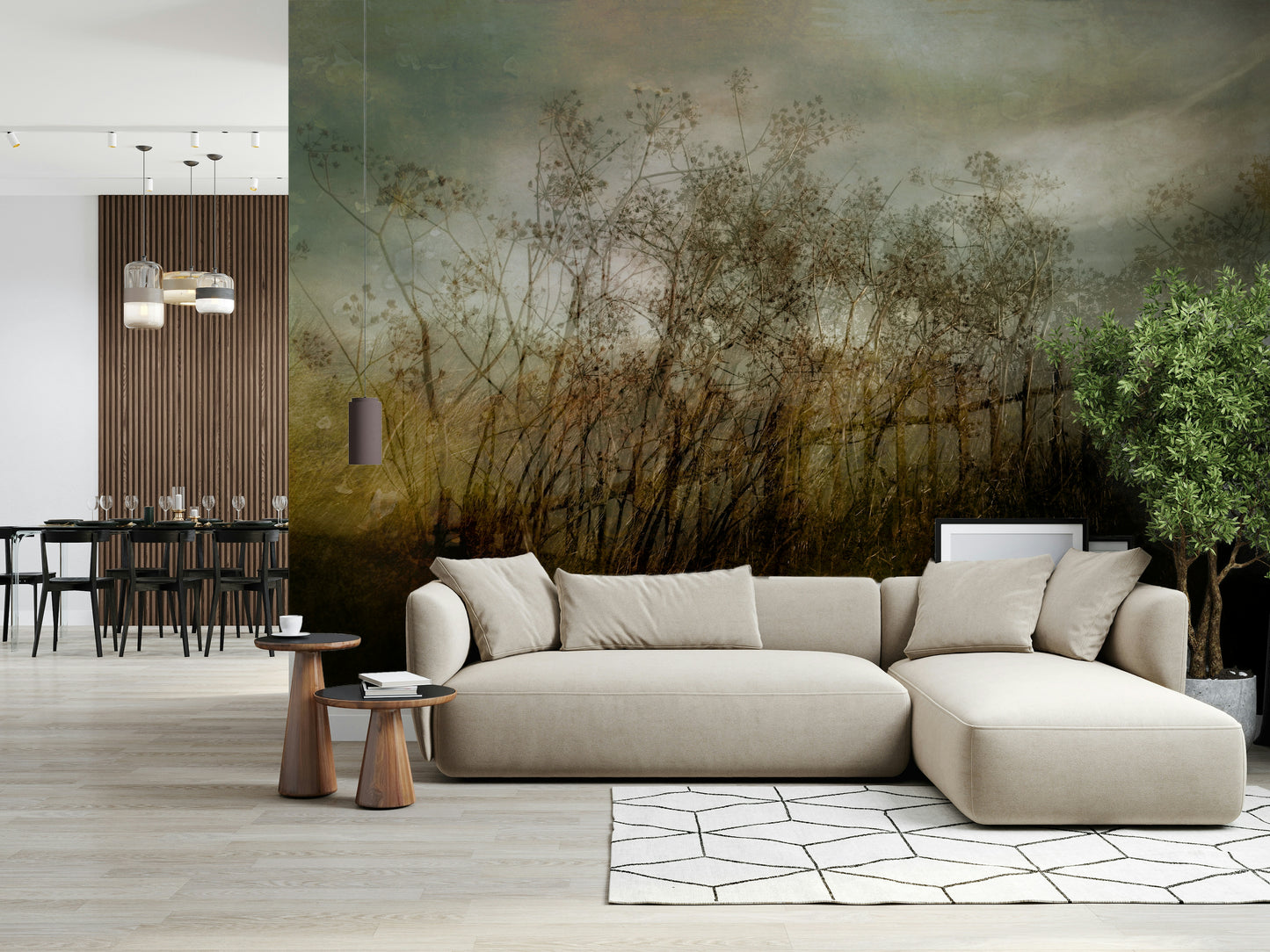 Overgrown Haze Wall Mural -1590772