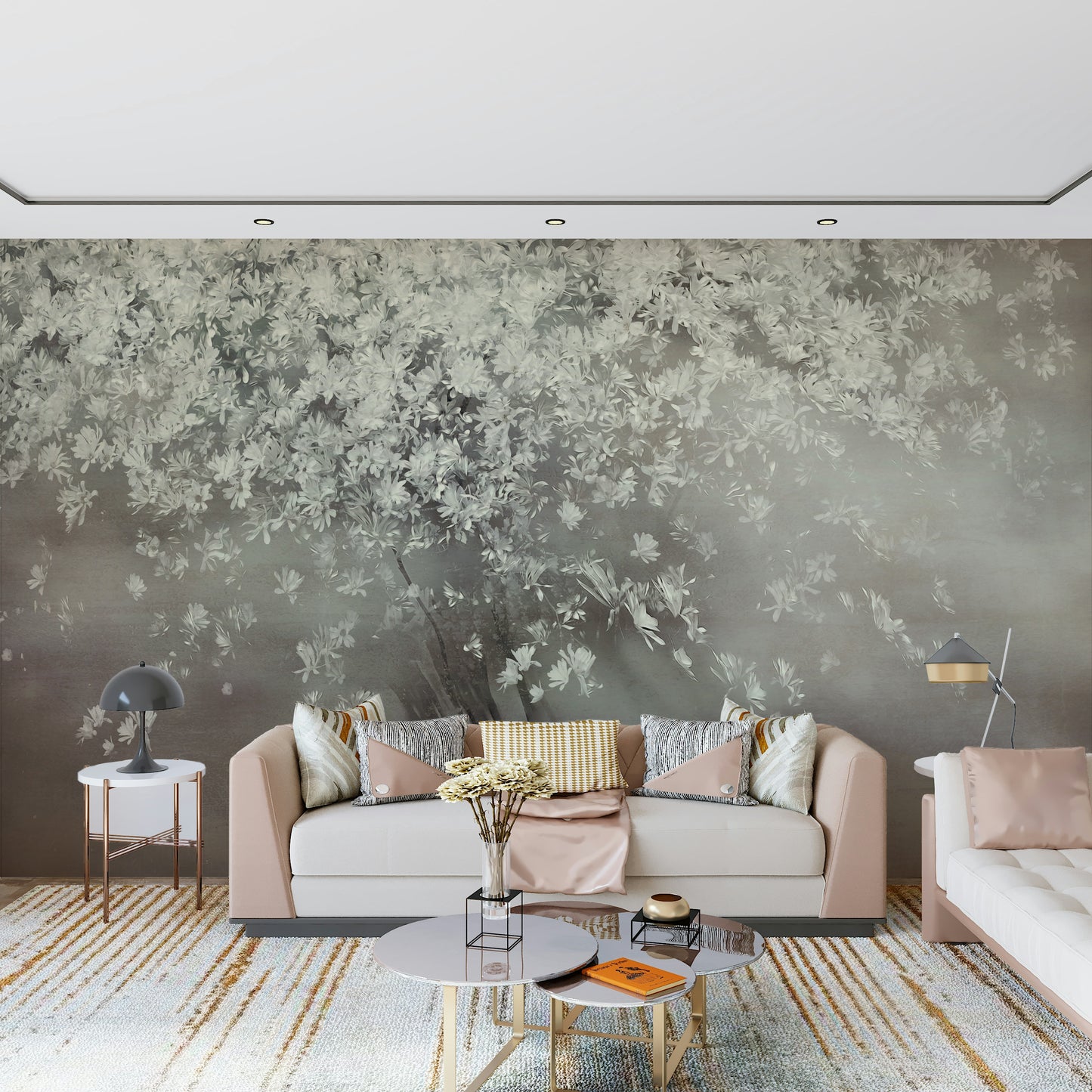 Ethereal Bloom Tree Wall Mural -2049310