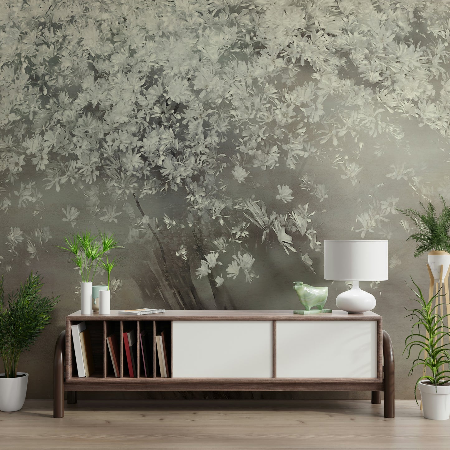 Ethereal Bloom Tree Wall Mural -2049310