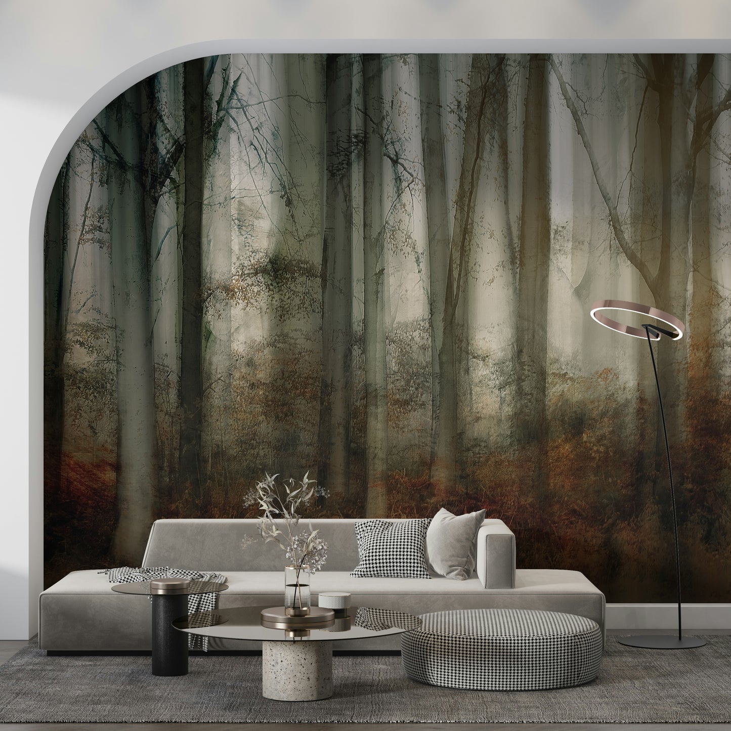 Enchanted Forest Haze Wall Mural -2109985