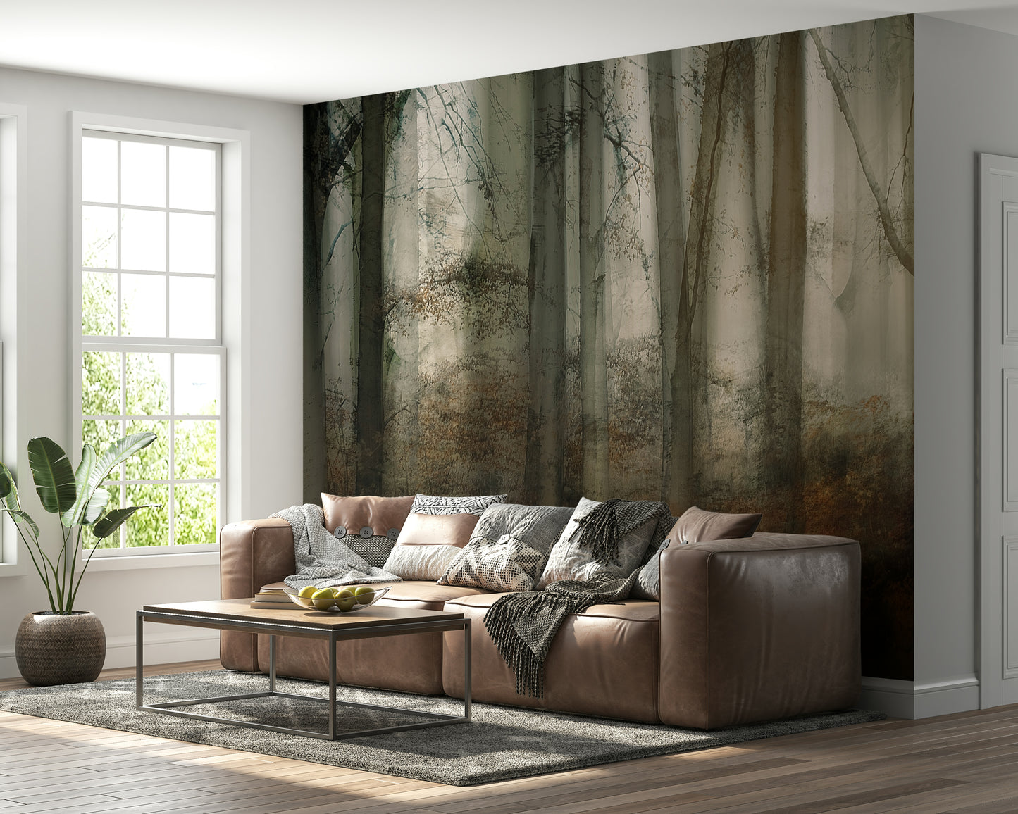 Enchanted Forest Haze Wall Mural -2109985