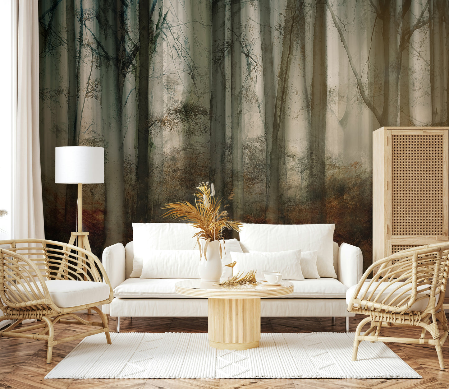 Enchanted Forest Haze Wall Mural -2109985