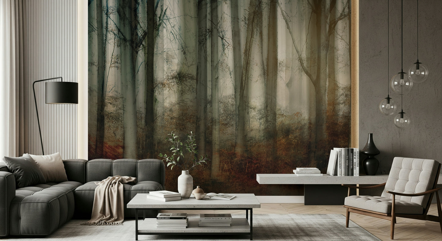 Enchanted Forest Haze Wall Mural -2109985