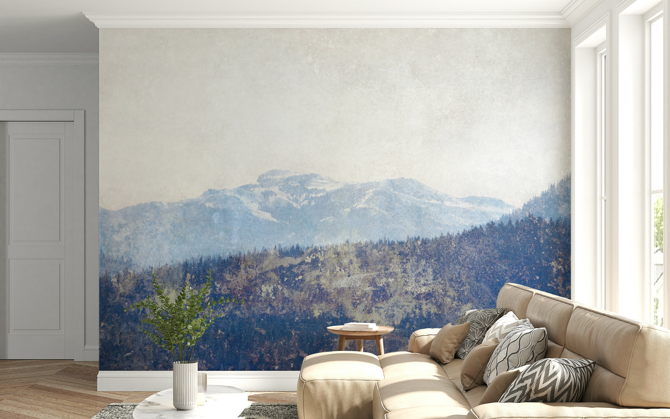 Mountain Vista Texture Wall Mural -2671432
