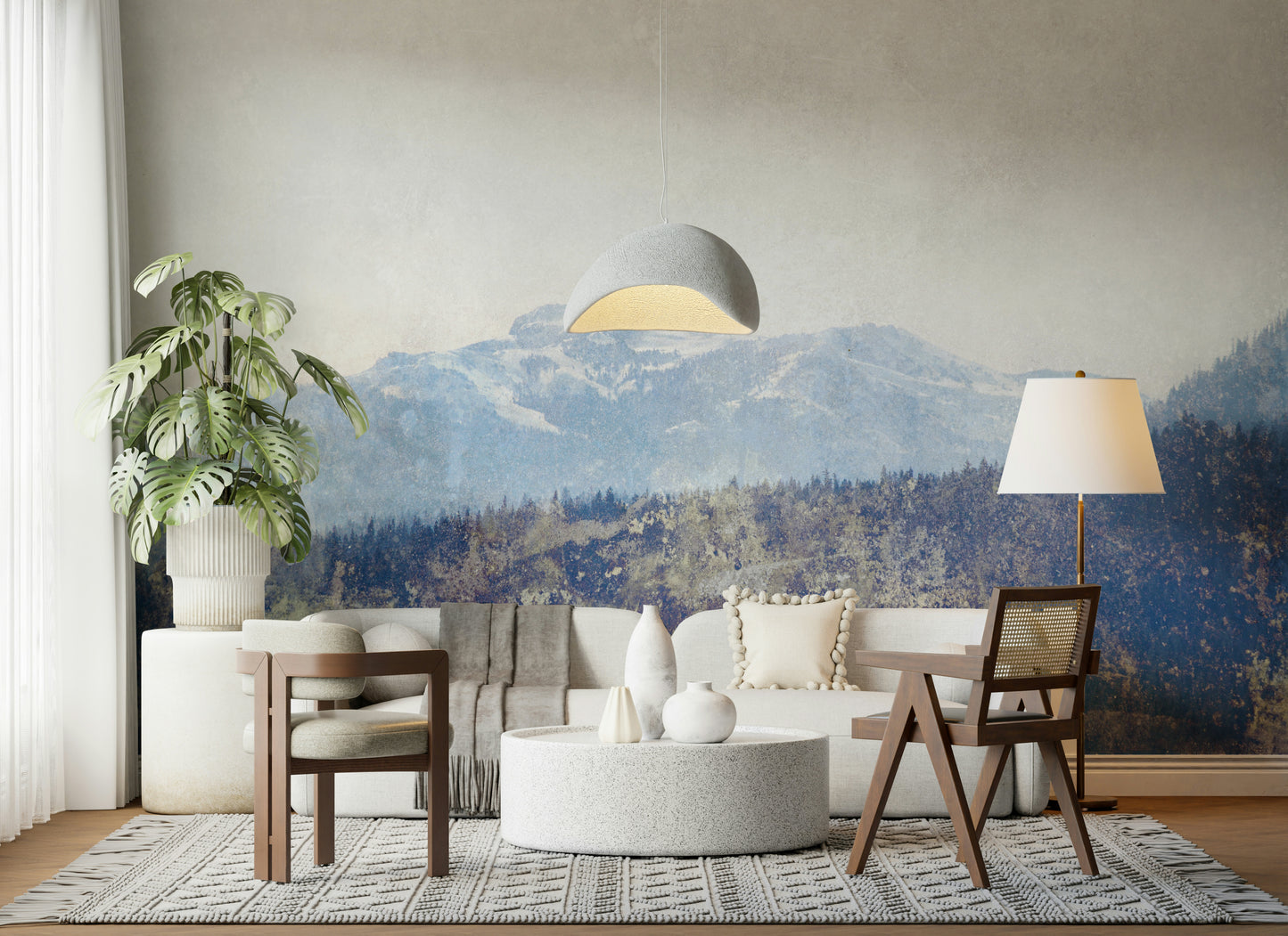 Mountain Vista Texture Wall Mural -2671432