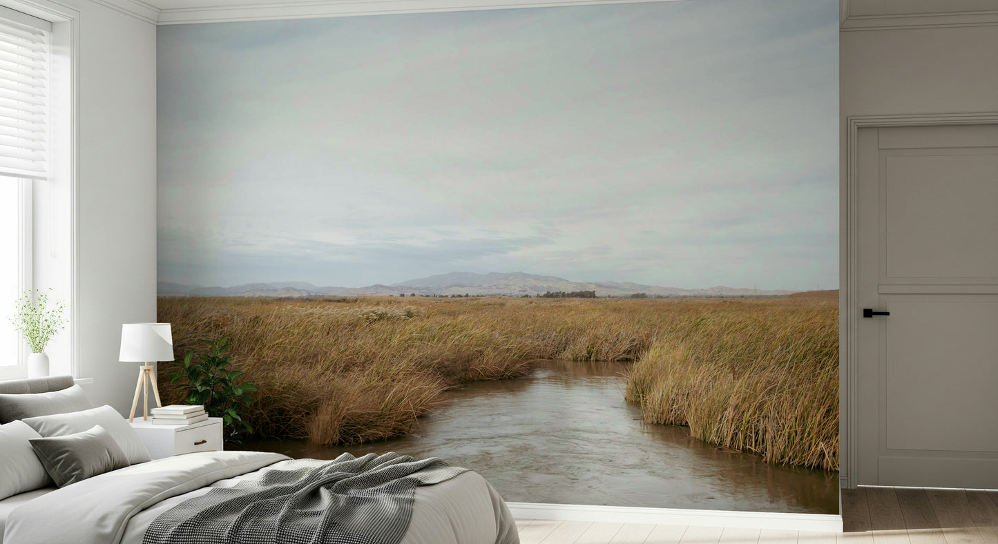 Tranquil Marsh View Wall Mural -2670006