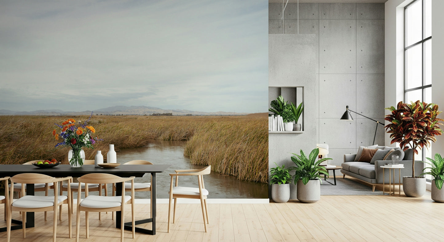 Tranquil Marsh View Wall Mural -2670006