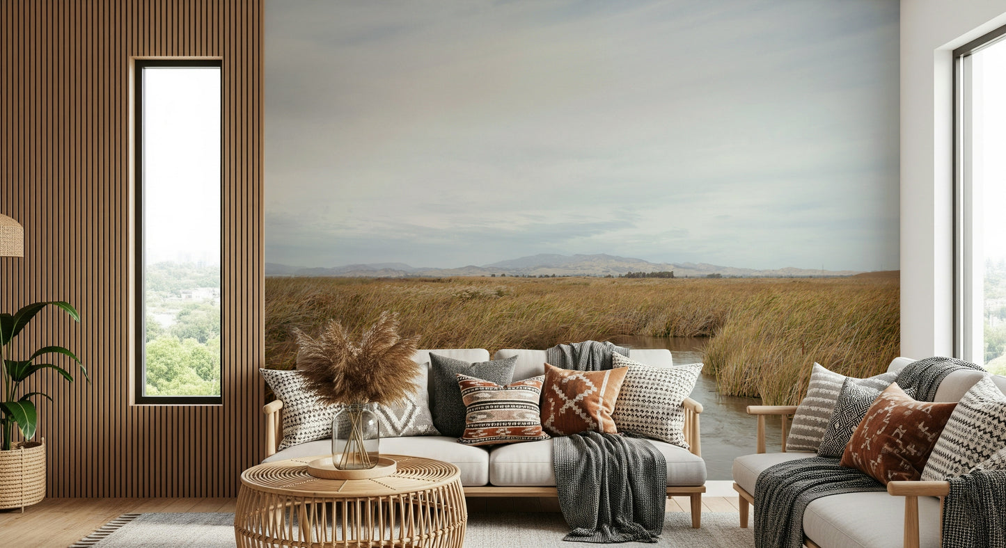 Tranquil Marsh View Wall Mural -2670006