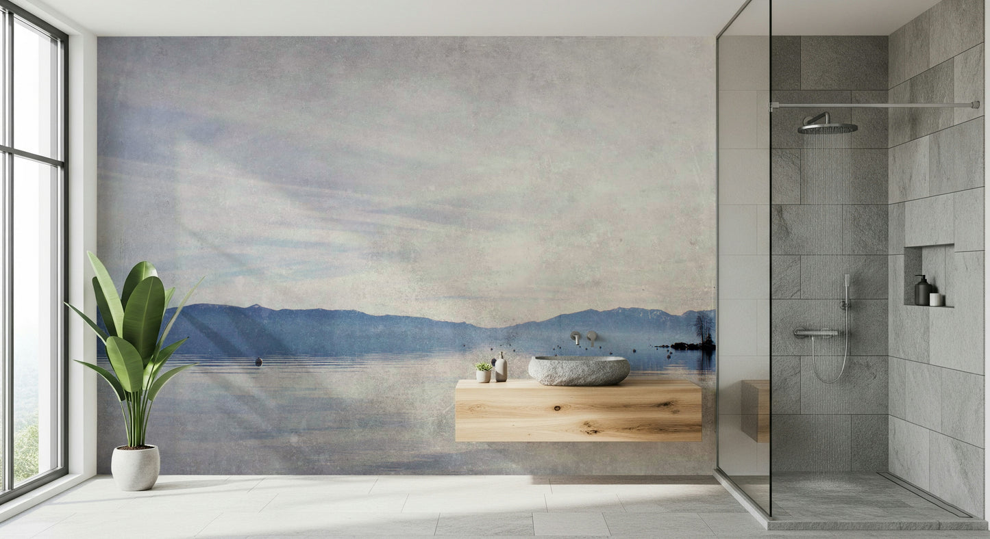 Serene Lake Vista Wall Mural -2671436