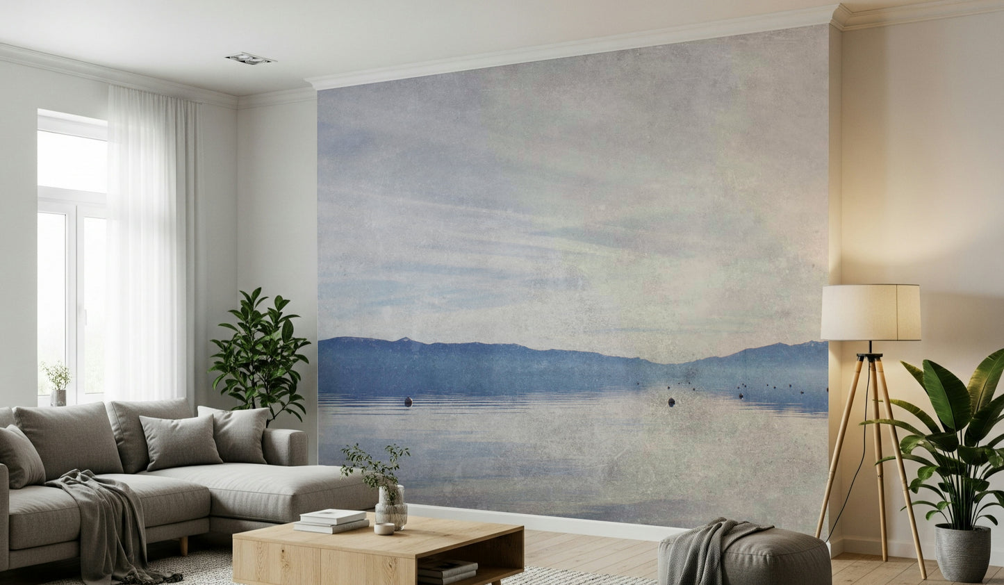 Serene Lake Vista Wall Mural -2671436