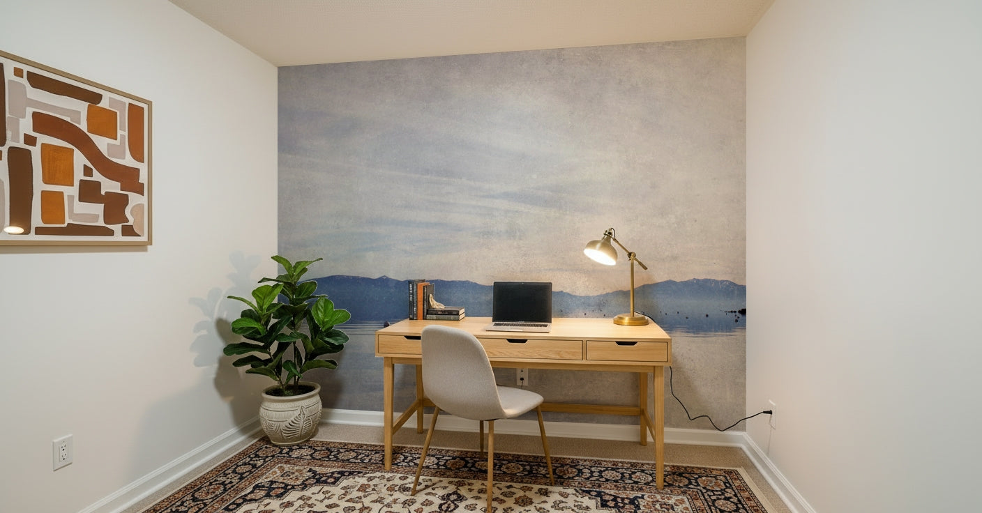 Serene Lake Vista Wall Mural -2671436