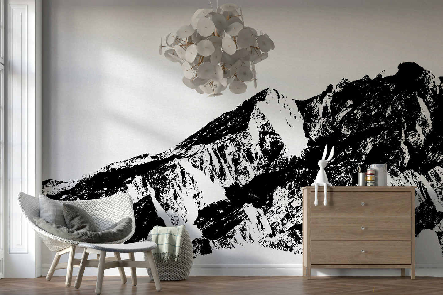 Monochrome Majesty Wall Mural -2594671