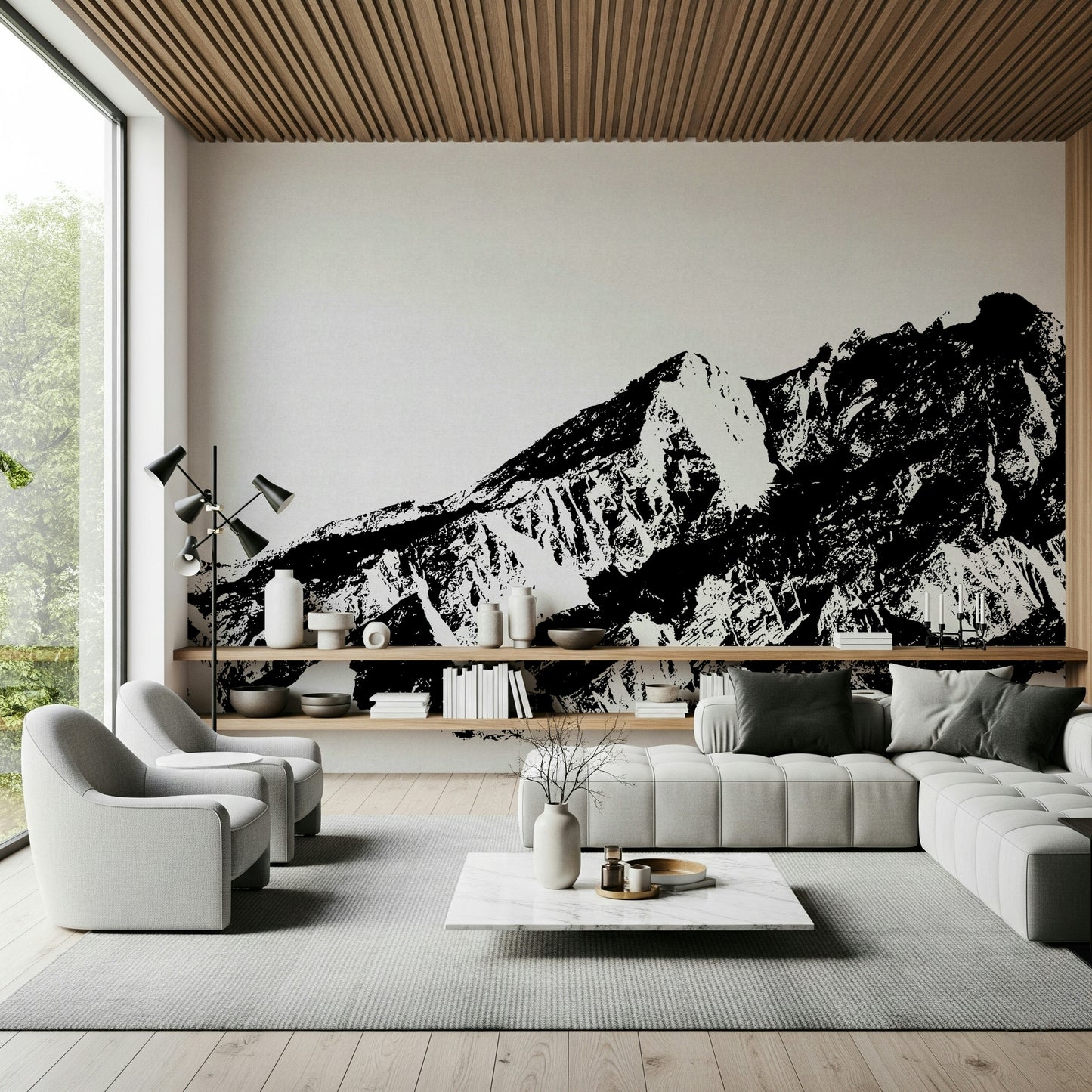 Monochrome Majesty Wall Mural -2594671