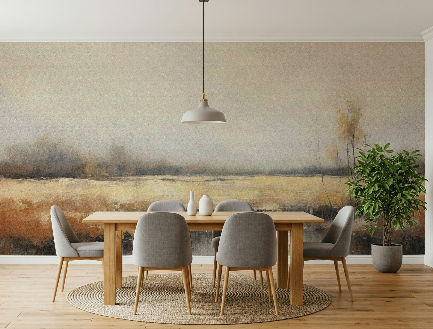 Golden Marsh Serenity Wall Mural -2816794