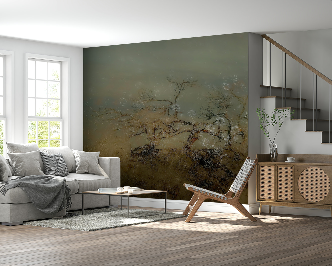 Misty Reflections Wall Mural -1737279