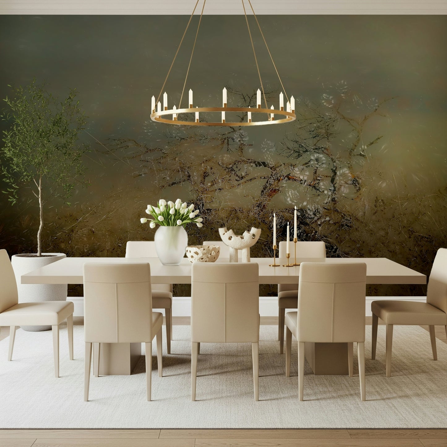 Misty Reflections Wall Mural -1737279