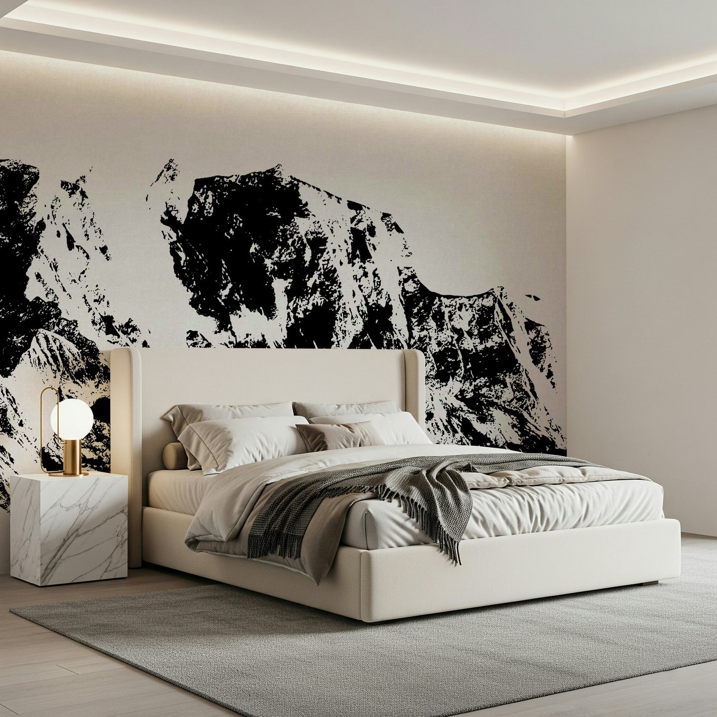 Ink Mountain Ascent Wall Mural -2594673