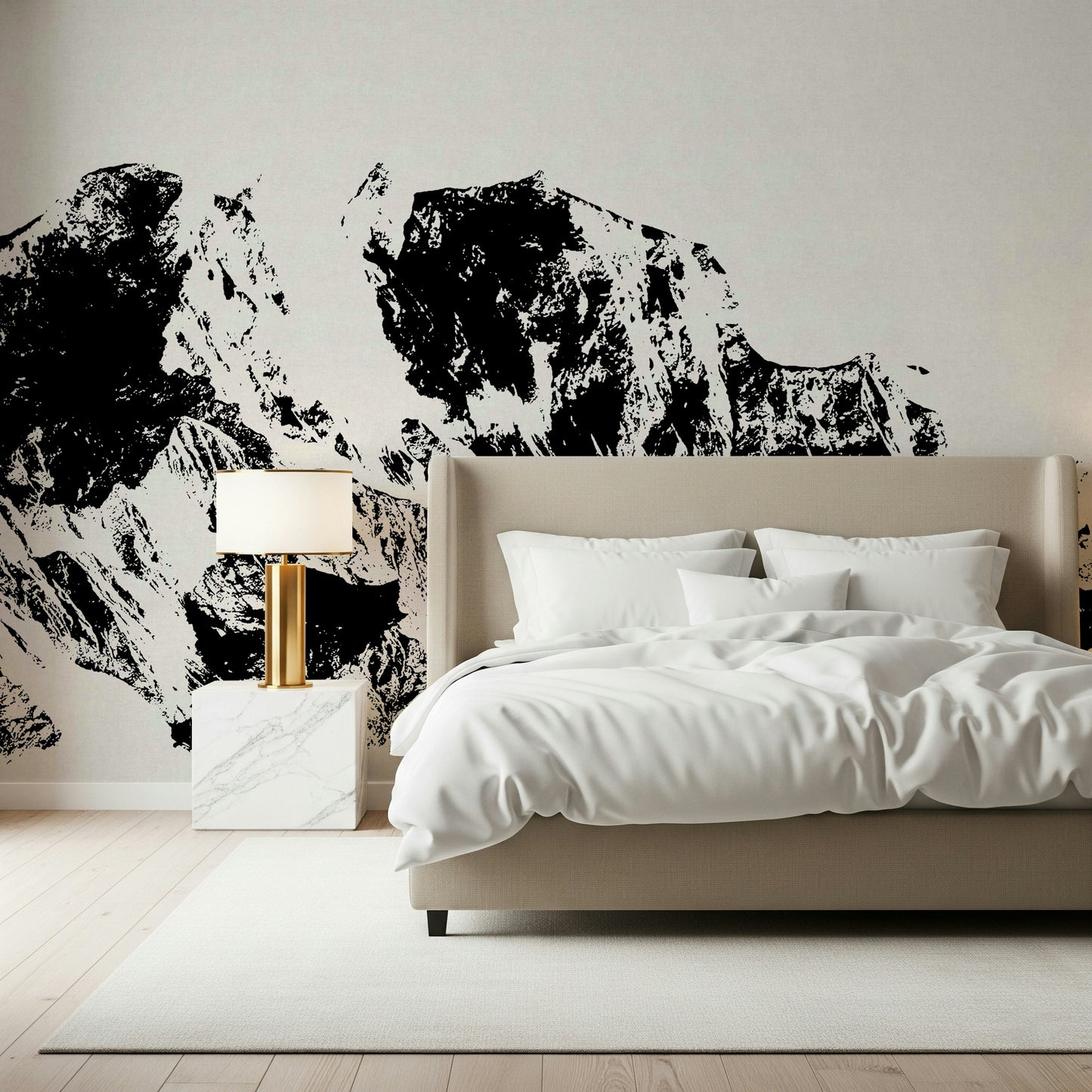 Ink Mountain Ascent Wall Mural -2594673
