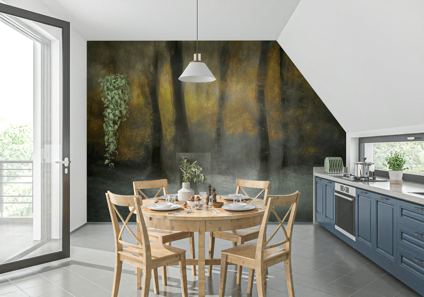 Ethereal Forest Whispers Wall Mural -1434012