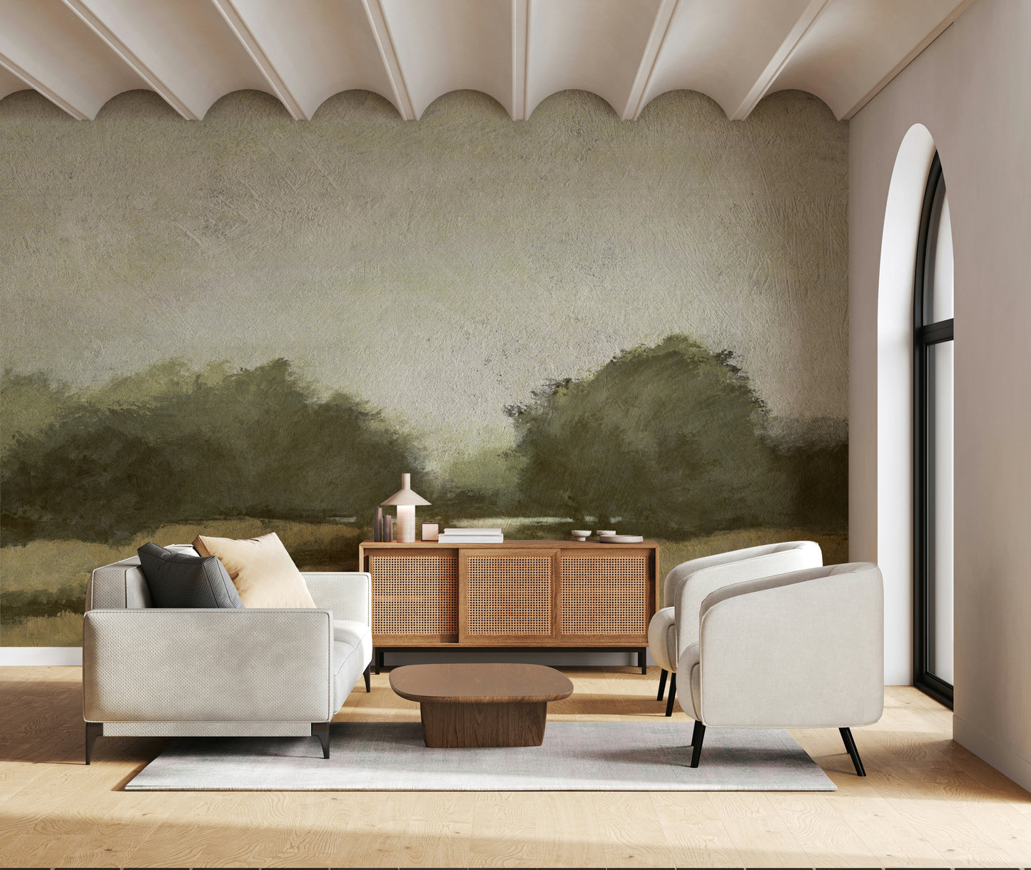 Misty Path Wall Mural -2879452