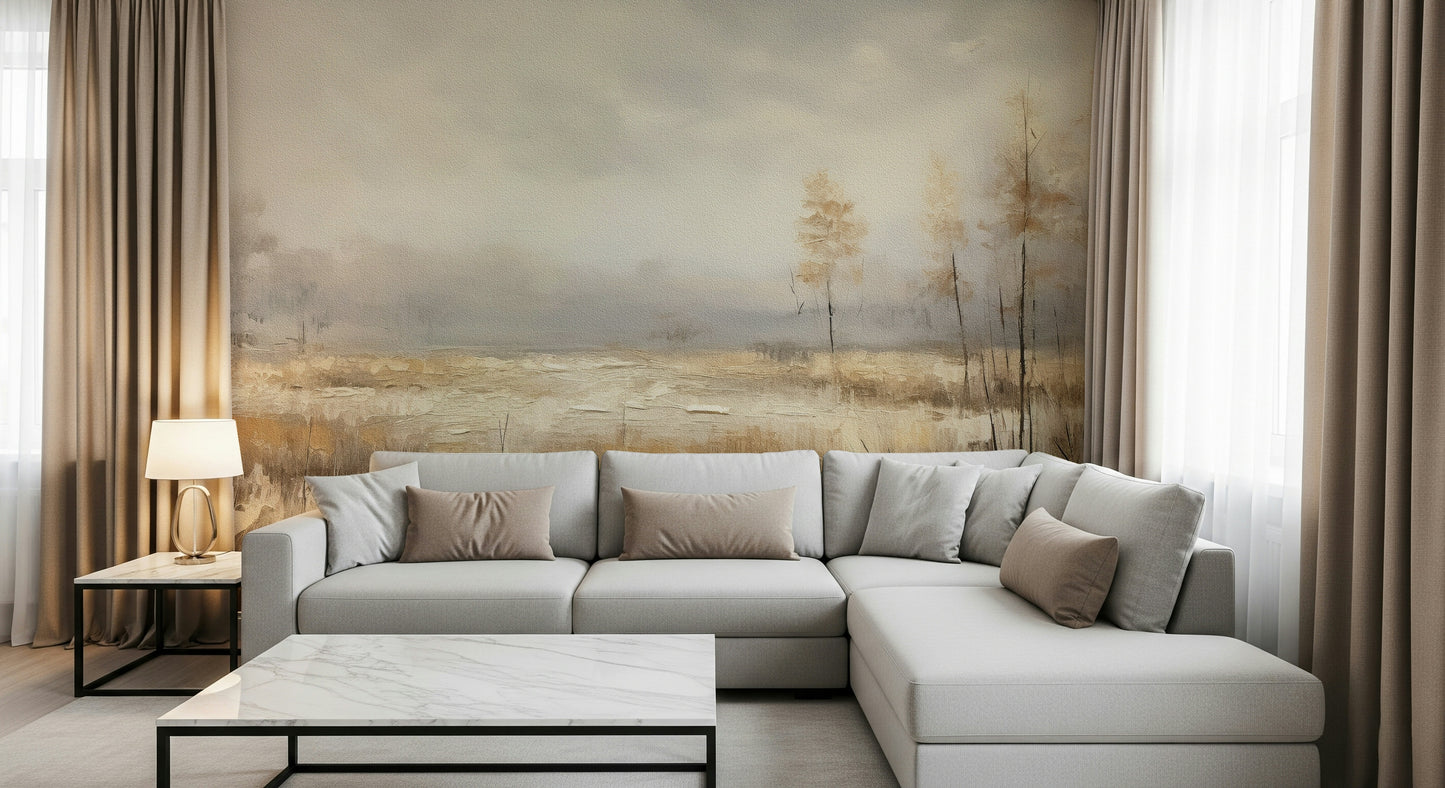 Ethereal Autumnal Meadow Wall Mural -2816792