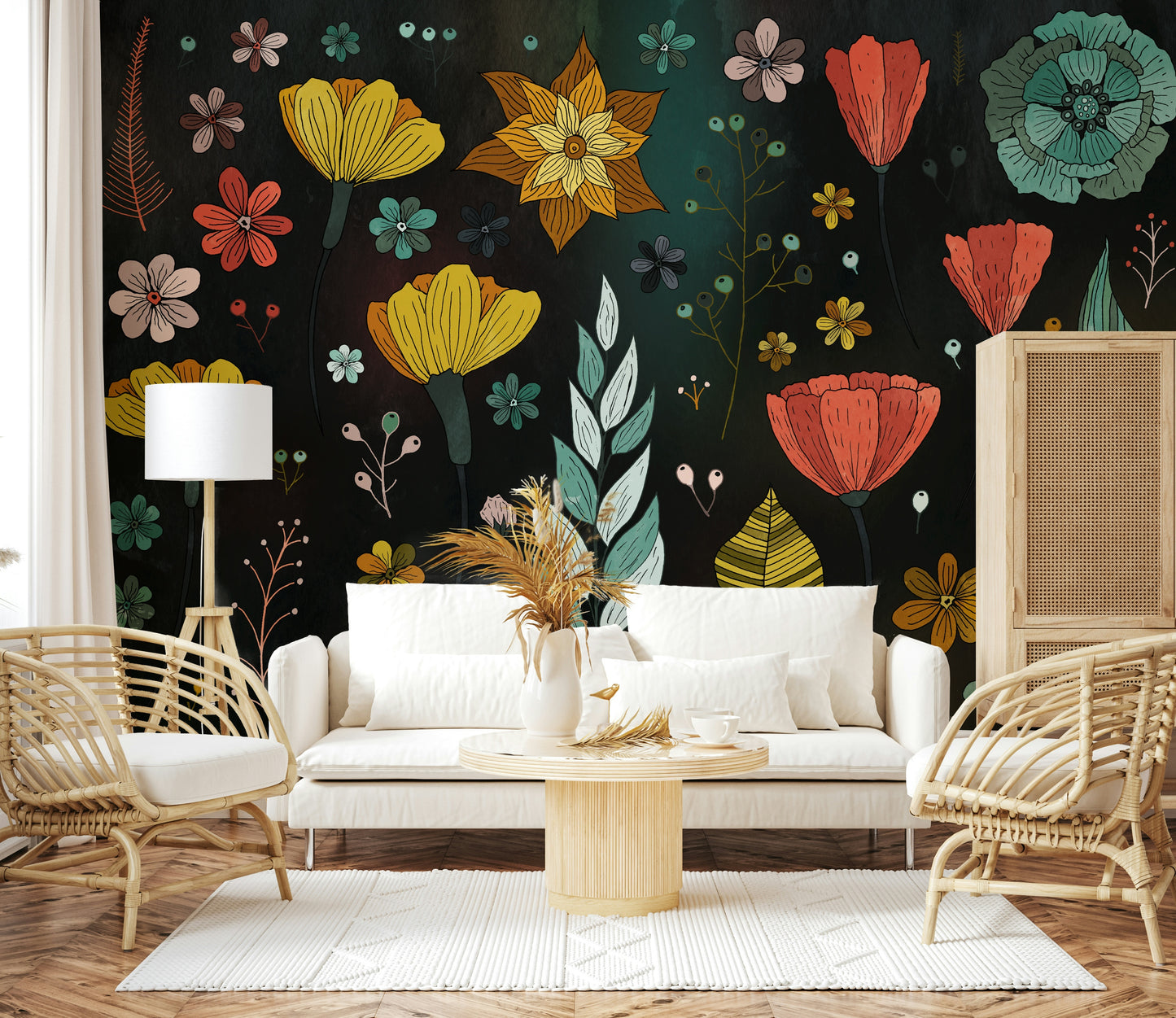 Harmony in Bloom Wall Mural