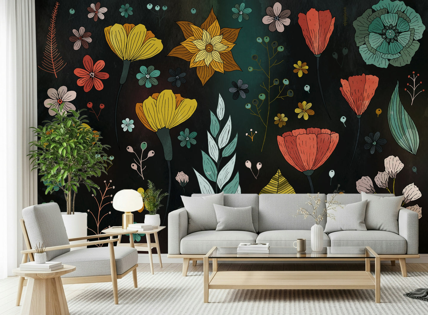 Harmony in Bloom Wall Mural