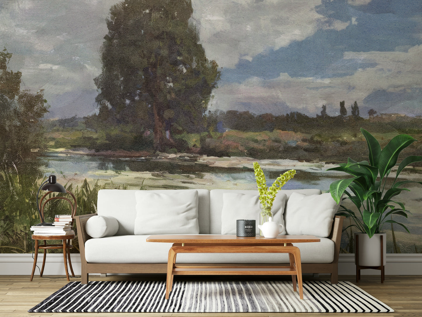 Riverbank Reverie Wall Mural -2834889