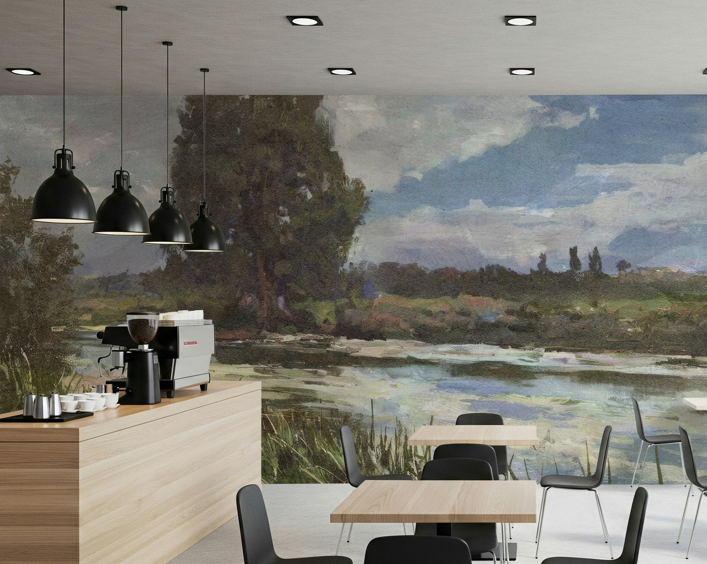 Riverbank Reverie Wall Mural -2834889