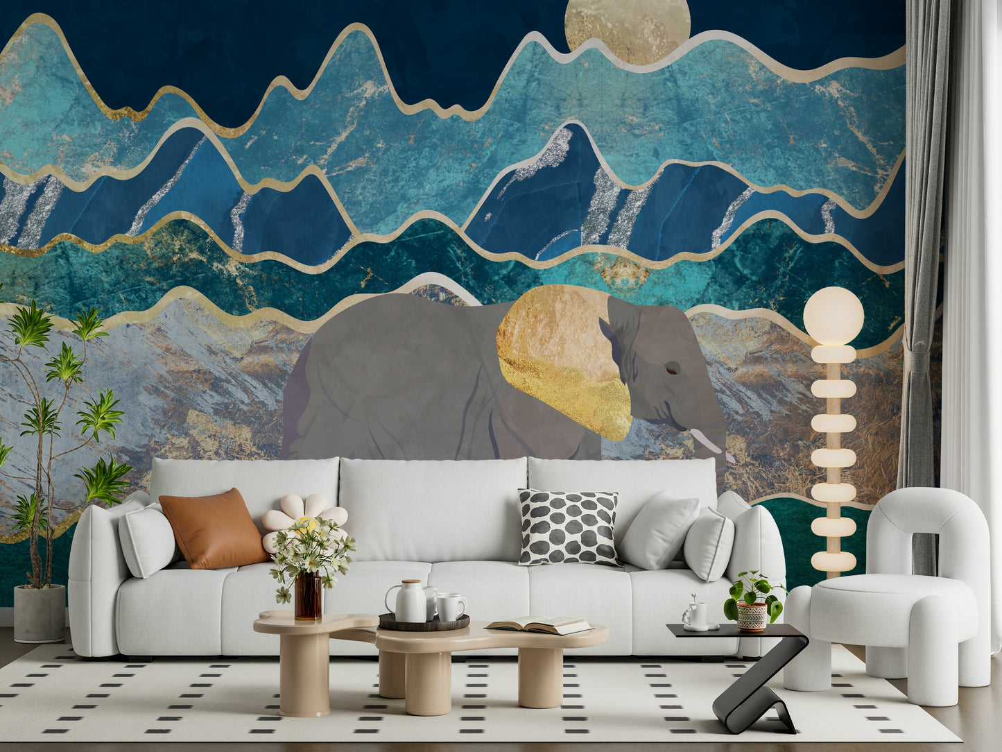Elephant Vista Wall Mural -2465921